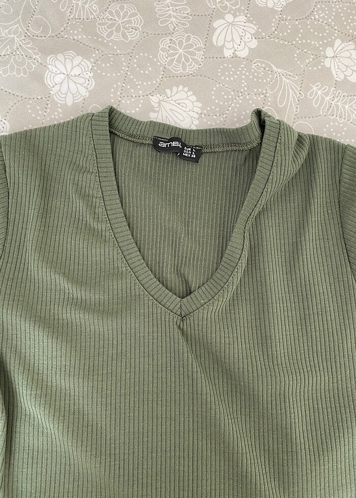 V yaka bluz - Görsel 2