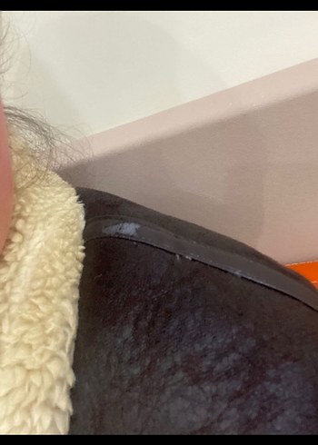 Kürklü Kahverengi Deri Kadın Ceket - Görsel 4