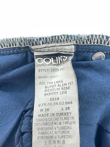 26 Beden lacivert Renk Colin's Jean / Kot %70 İndirimli.