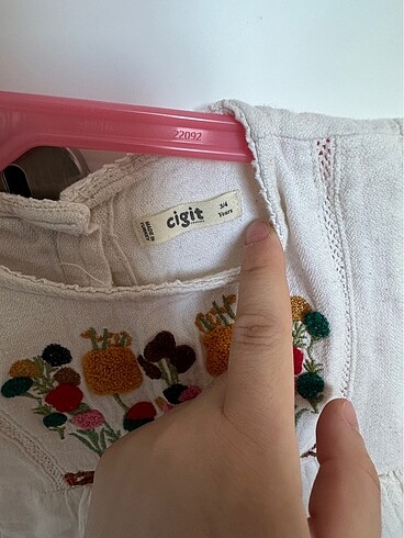 24-36 Ay Beden ten rengi Renk Cigit keten elbise