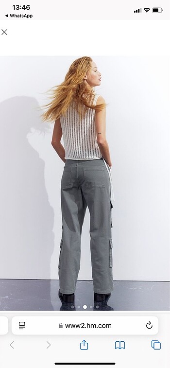 H&M KARGO PANTOLON H&M