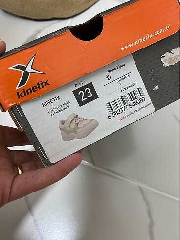 23 Beden pembe Renk Kinetix kız cocuk ayakkabı