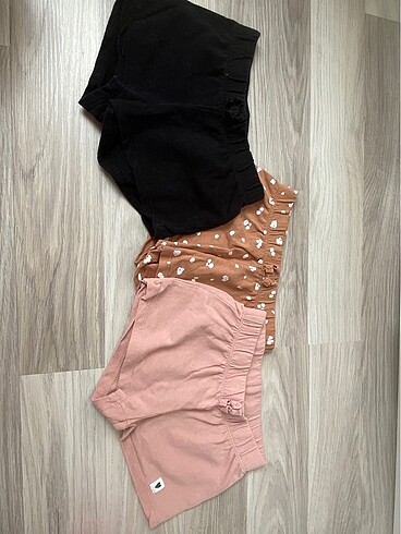 H&M 3 lü pamuk şort