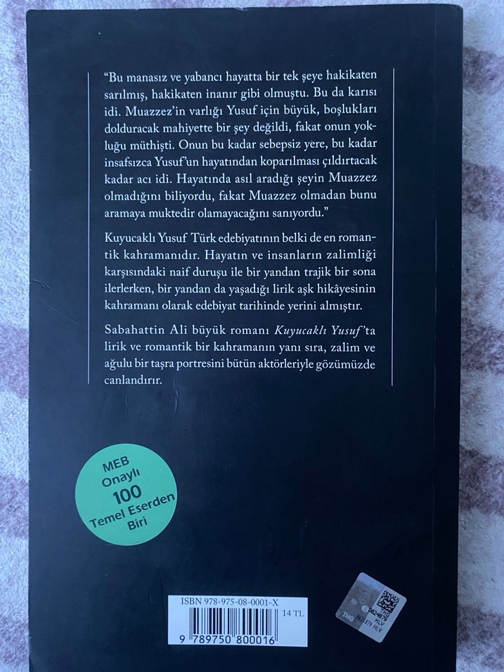 Kuyucaklı Yusuf - Sabahattin Ali Roman - Görsel 2