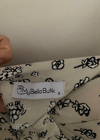 Çiçek Desenli Fırfırlı Elbise - Görsel 5