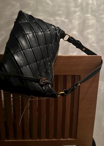 Siyah Deri Kadın Çanta - Sokak Modası - Görsel 5