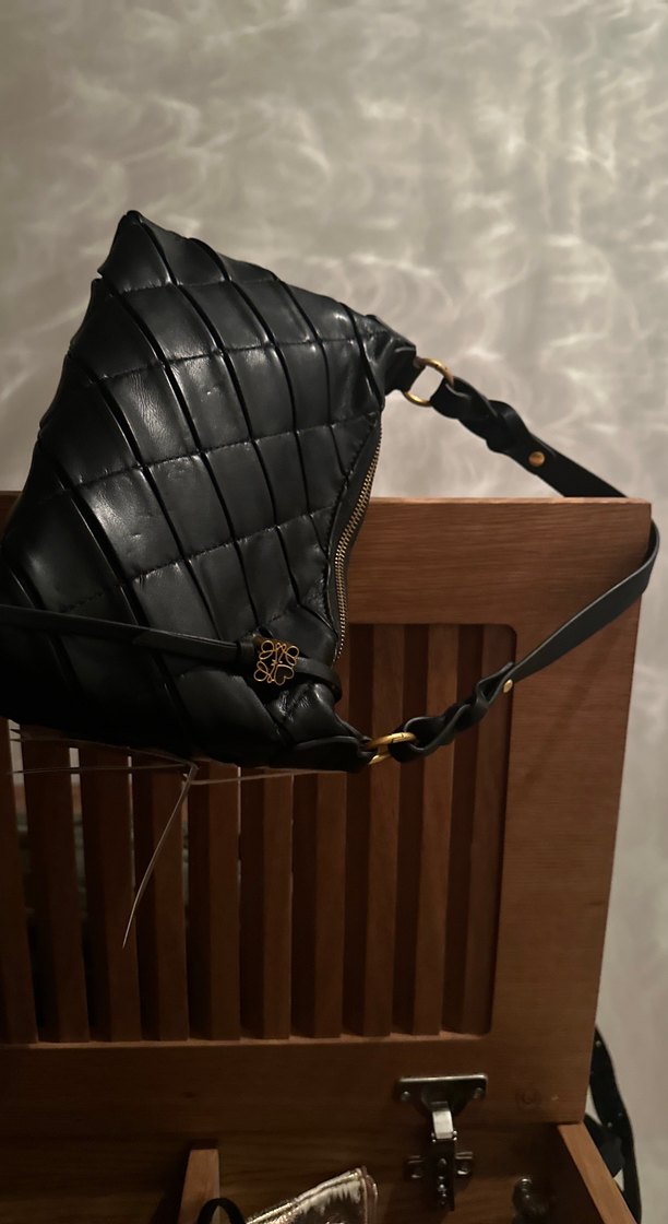 Siyah Deri Kadın Çanta - Sokak Modası - Görsel 5