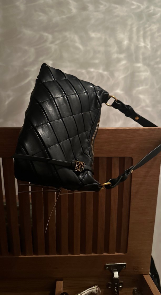 Siyah Deri Kadın Çanta - Sokak Modası - Görsel 4