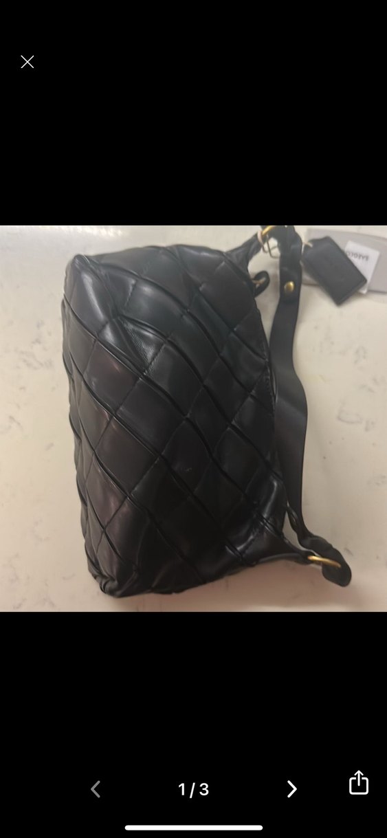 Siyah Deri Kadın Çanta - Sokak Modası - Görsel 3