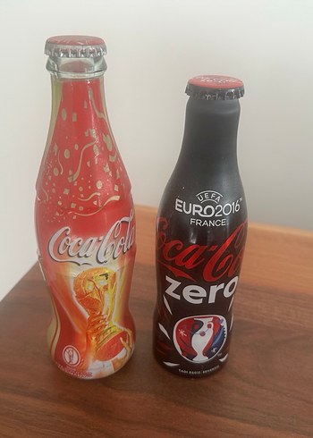 Renkli Desenli Coca-Cola Şişesi Vazo - Görsel 3