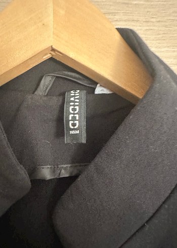 H&M Siyah Fermuarlı Midi Kadın Kaban - Görsel 2