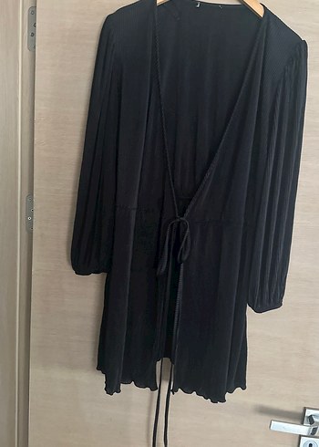 Siyah Uzun Kollu Gevşek Kesim Kadın Giydirme - Görsel 6