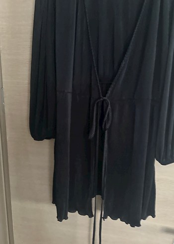 Siyah Uzun Kollu Gevşek Kesim Kadın Giydirme - Görsel 5