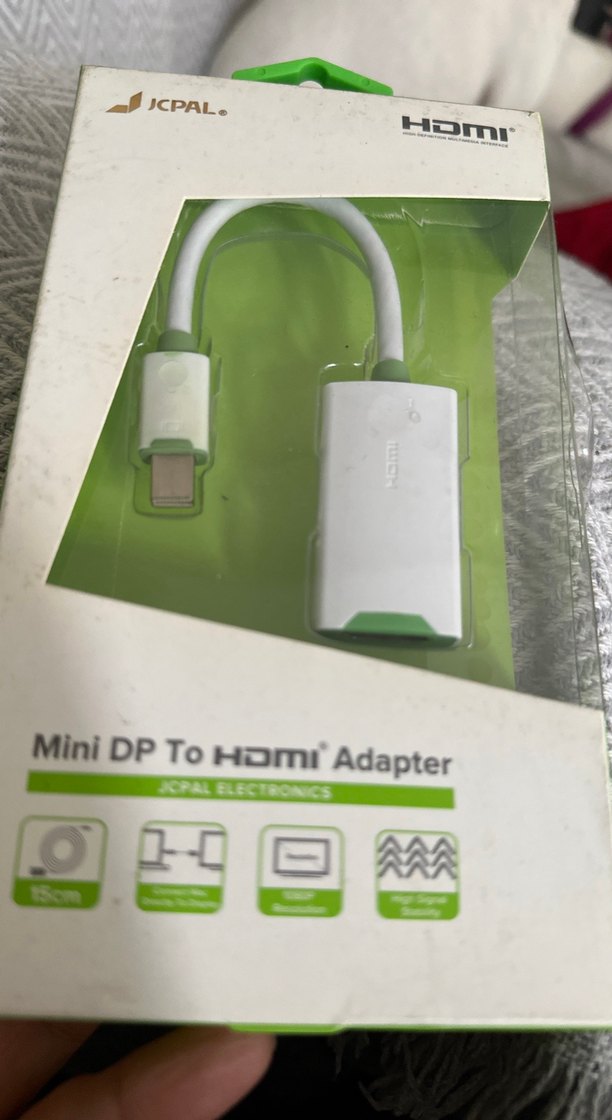 Beyaz Mini DP - HDMI Adaptör - Görsel 5