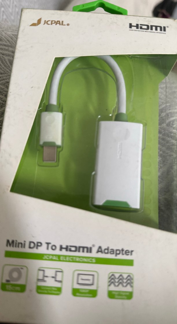 Beyaz Mini DP - HDMI Adaptör - Görsel 2