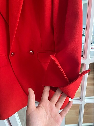 Zara Kırmızı blazer ceket