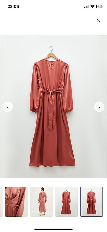 saten elbise - Görsel 6