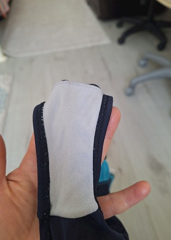 Koyu Mavi Spor Kesim Kadın Mayo - Görsel 5