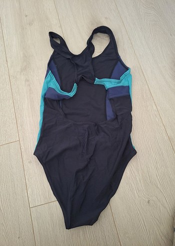 Koyu Mavi Spor Kesim Kadın Mayo - Görsel 2