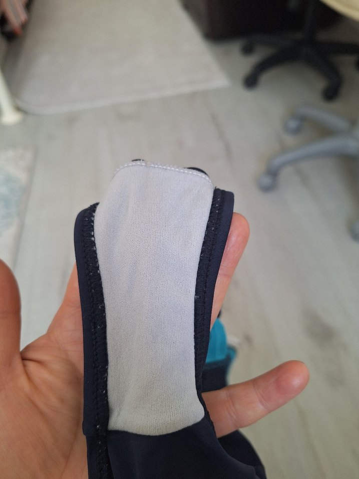 Koyu Mavi Spor Kesim Kadın Mayo - Görsel 5