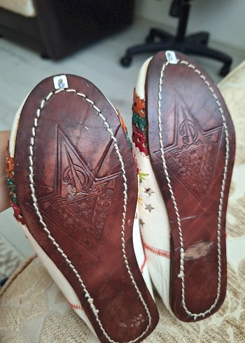 Renkli Nakışlı Bohem Kadın Terlik - Görsel 4