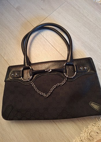 Klasik Siyah Deri Kadın Çanta - Görsel 11