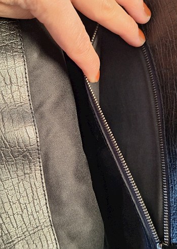 Klasik Siyah Deri Kadın Çanta - Görsel 7