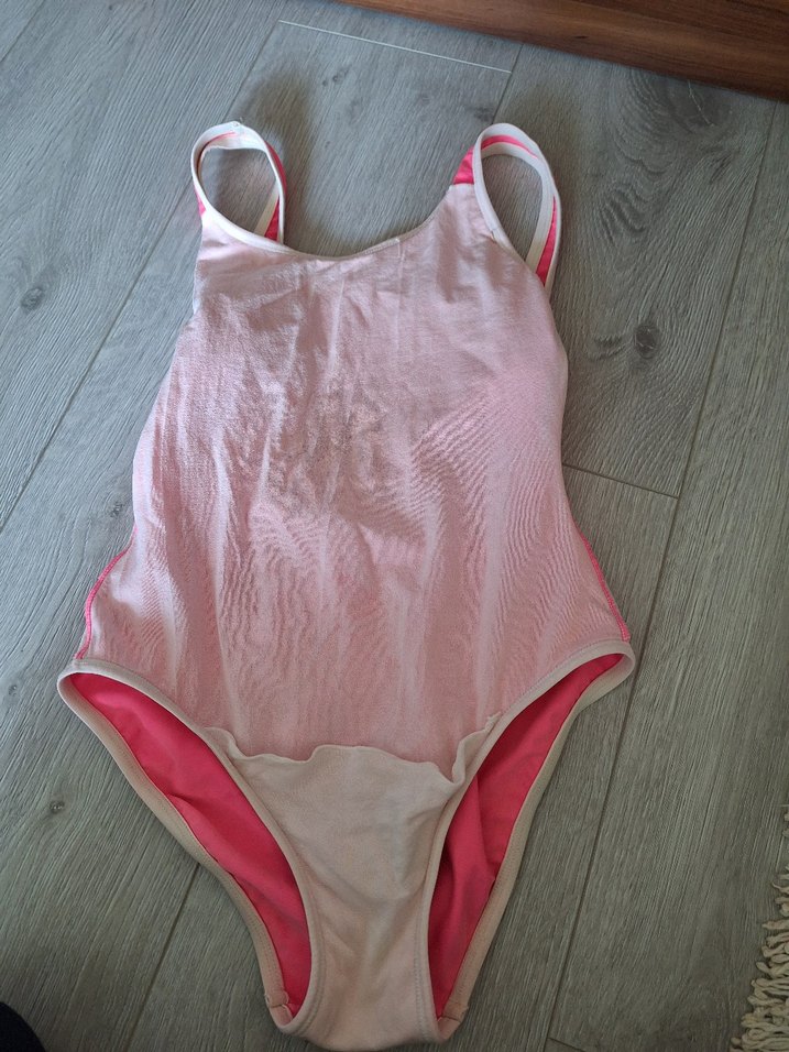 Kız Çocuk Pembe Baskılı Mayo - Görsel 5