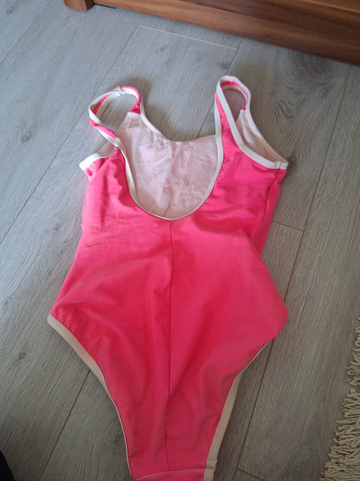 Kız Çocuk Pembe Baskılı Mayo - Görsel 4