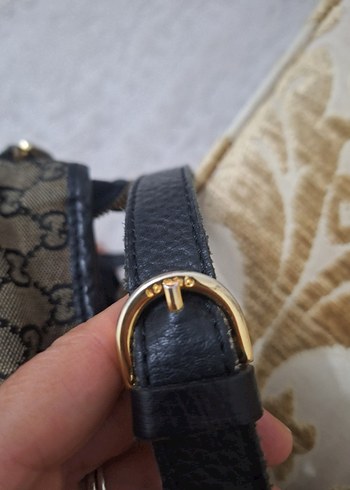 Kahverengi Deri Tokalı Kadın Çanta - Görsel 7