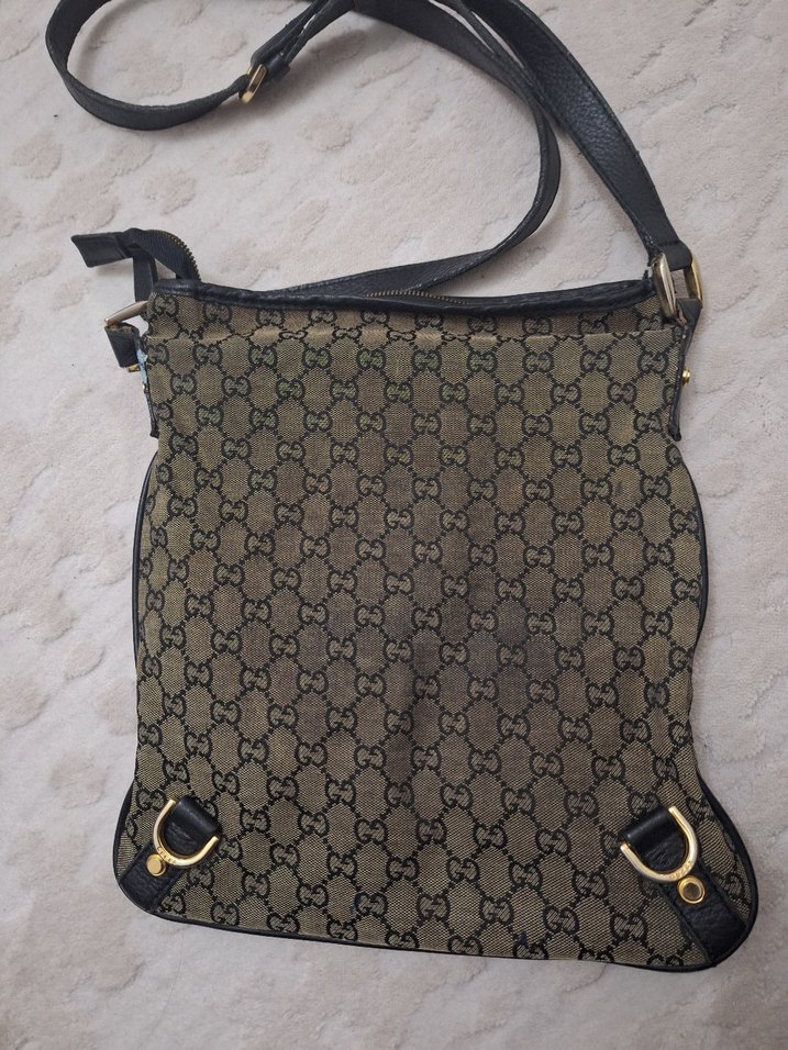 Kahverengi Deri Tokalı Kadın Çanta - Görsel 2