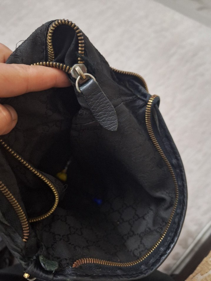 Kahverengi Deri Tokalı Kadın Çanta - Görsel 5