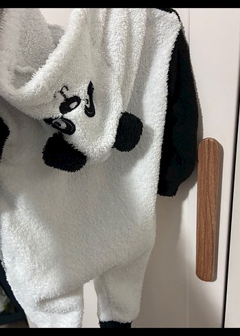 Bebek Peluş Panda Desenli Tulum - Görsel 2
