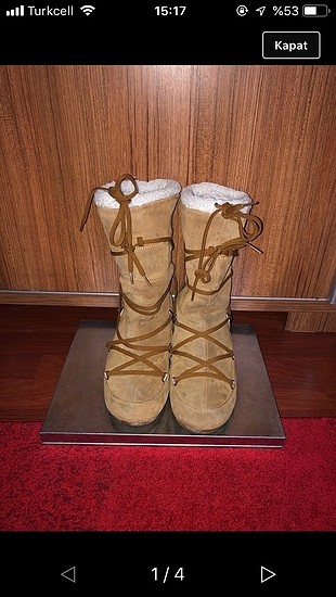 Orijinal MOON BOOT - süet