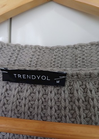 Gri Örgü Kadın Hırka - Görsel 3