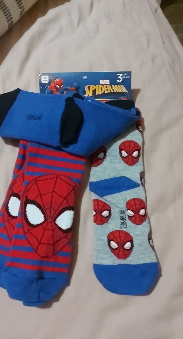 Renkli Örümcek Adam Baskılı Erkek Çocuk Çorapları - Görsel 2