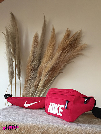 Kırmızı Nike Bel&Omuz Çantası