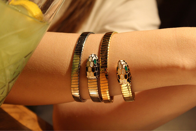 Bvlgari Bvlgari Marka Çelik Serpenti Yılan Bileklik