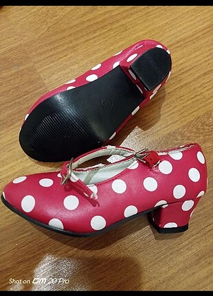 27 Beden kırmızı Renk Flamenko topuklu ayakkabi