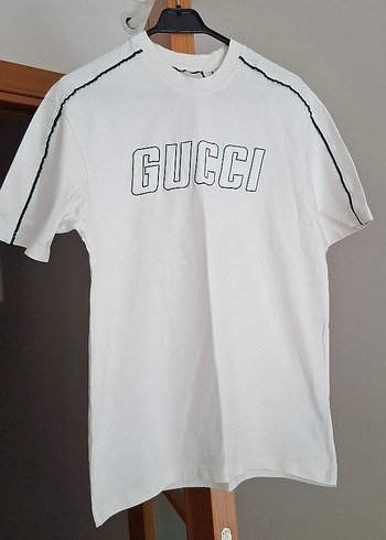 Gucci Gucci Beyaz Pamuklu Erkek Tişört