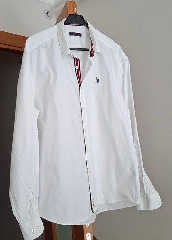 U.S Polo Assn. Beyaz Pamuklu Erkek Gömlek