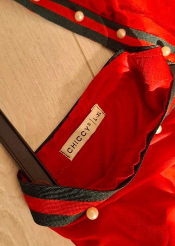 Kırmızı V Yaka Hamile Bluzu - Görsel 10