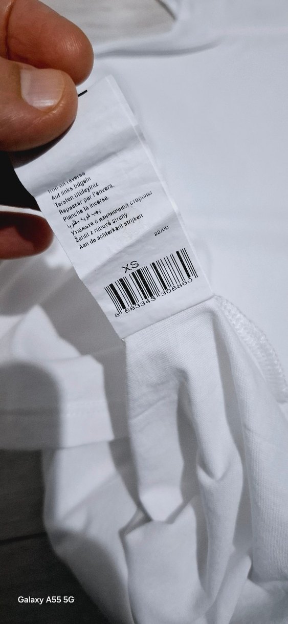 Baskılı Beyaz Hamile Tişörtü - Görsel 3