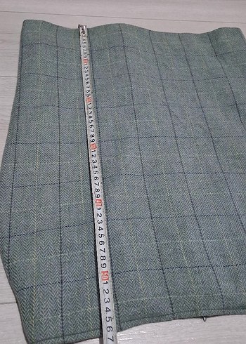 Gri Midi Hamile Etek - Görsel 11