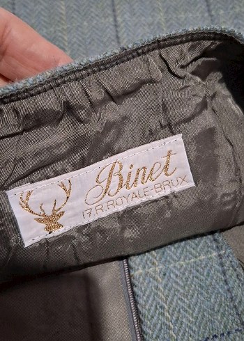 Gri Midi Hamile Etek - Görsel 9