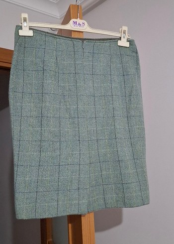 Gri Midi Hamile Etek - Görsel 6