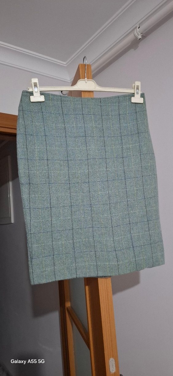 Gri Midi Hamile Etek - Görsel 2