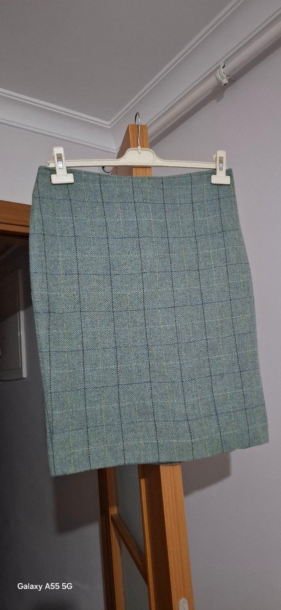 Gri Midi Hamile Etek - Görsel 5