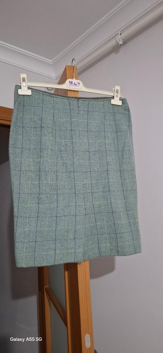 Gri Midi Hamile Etek - Görsel 4