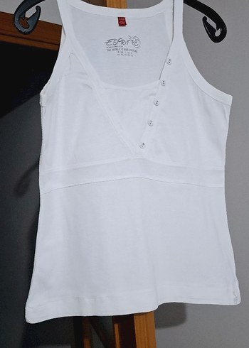 Beyaz V Yaka Hamile Atlet - Görsel 2